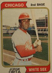 1974 Topps Baseball Cards      376     Jorge Orta